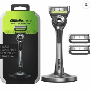 Gillette Labs Silver Razor with Exfoliating Bar